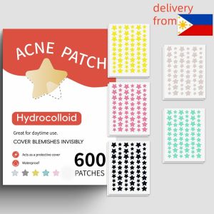 FenHuan 【Local Delivery 】Large-scale 600/1200PCS Star Round Paste Is Mild And Does Not Stimulate The Desalination Of Suction Invisible Waterproof Closed Mouth To Improve Muscle Five-color 【】
