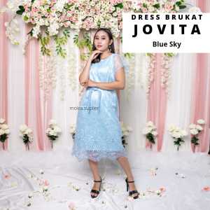 DRESS BRUKAT PENDEK KOREA WANITA TERBARU 2020 MODERN KEBAYA TRADISIONAL KEBAYA WISUDA JOVITA