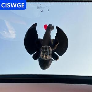 [COD] CISWGE AUTOPARTS Tự làm phụ kiện xe hơi trang trí búp bê cơ sở rồng búp bê Mũ bảo hiểm xe hơi xe máy mái cửa sổ trời trang trí xe rồng trang trí nội thất đồ trang trí búp bê