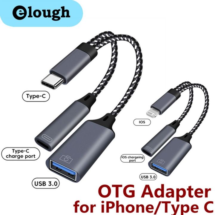 Adapter Transfer Iphone To Iphone With Cable Elough In OTG Adapter
