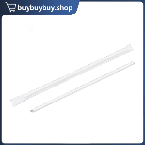 100Pcs 6mm SugarCane Straw Biodegradable Straw Coffee Ground Straw Milktea Boba Straw For Drinks