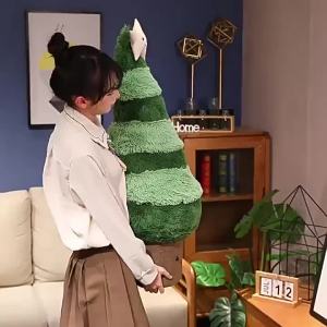 ตุ๊กตาต้นคริสต์มาสแสนสนุก jc ของเล่นตุ๊กตาต้นคริสต์มาสขนาดใหญ่ ตกแต่งวันหยุด ตุ๊กตาห้อย ของขวัญคริสต์มาส