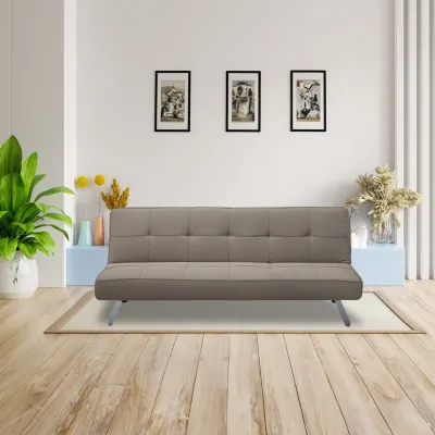 SOFA SOLUTIONS โซฟาเบด รุ่น Loder สีกากี (176X85X73 ซม)