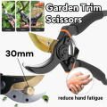 HOHODALINK Pruning Shears Gunting Dahan Bunga Ranting Stek Alat Potong Dahan Garden Scissors Gunting Taman Sk5 Stainless Steel 35mm Bukaan Besar. 