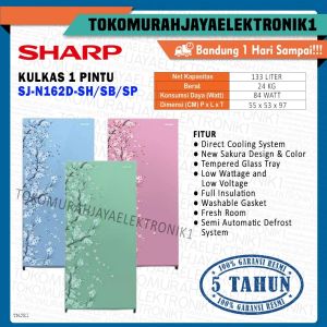 kulkas 1 pintu sharp lemari pendingin sharp tipe sjn 162 garansi resmi KHUSUS JAWA BARAT  By TMJ
