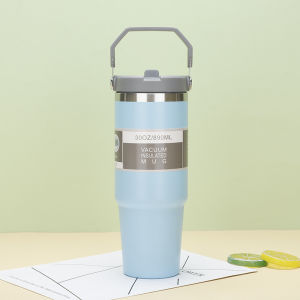 890ml 304 Stainless Steel Vacuum Insulated Tumbler Bottle - Double Wall Leak Proof Keeps Hot & Cold