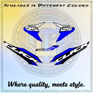 Honda Click 125 i stock decals 2019 w/ freebies