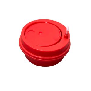 HULEQQI Xoay Hộp nhẫn sáng tạo hình ly trà sữa đầu tiên Lưu trữ Phong cách hiện đại Hộp đựng trang sức có nắp lật hình trái tim Chống bụi Nhỏ gọn Hộp đựng trang sức Trái Tim Của Các Cô Gái