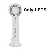 [Buy 1 Take 1] T10 Mini Handheld Fan | 3-Speed Turbo USB Rechargeable w/ Phone Stand | Quiet for Kids & Students