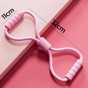 8-Figure Fitness Puller Home Yoga Open Shoulder Pull Belt Rope Back Stretch Device for Chest Expansion Elastic Band for Womens Hom