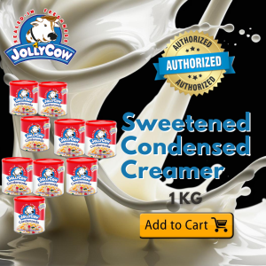 Jolly Cow Sweetened Condensed Creamer 1Kg x9 Pack - Creamy Versatile Perfect for Desserts & Beverages