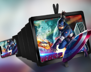 จอขยายสำหรับ โทรศัพท์มือถือ ขยายจอมือถือ Enlarged Screen 23cm*15cm ขนาด 9 นิ้ว ซูม 8เท่า