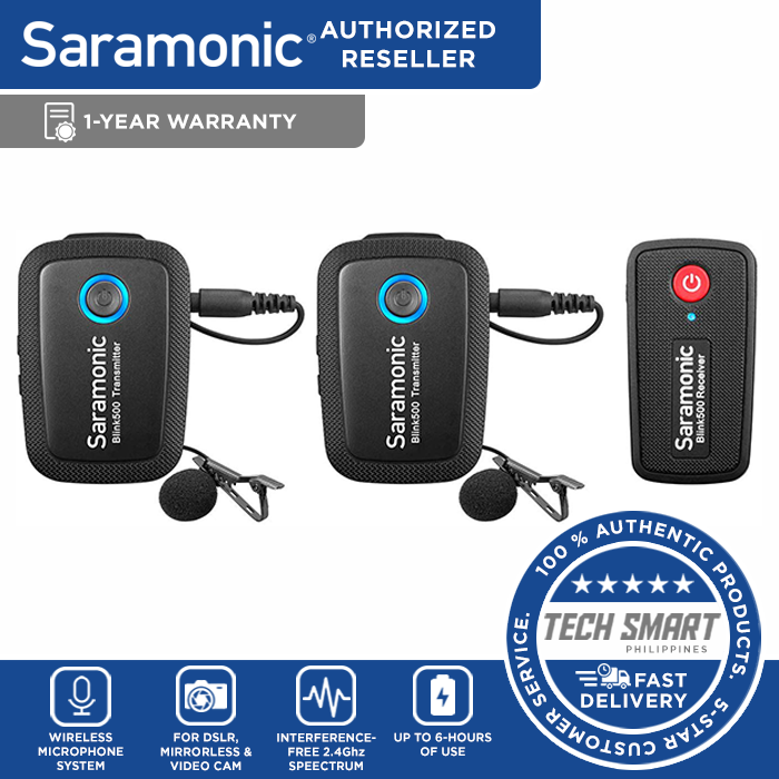 Saramonic Blink 500 B2 Ultracompact 2.4GHz Dual Channel Wireless