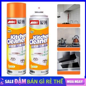 Bình Xịt Bọt Tuyết Tẩy Rửa Siêu Sạch Màu Cam Kitchen Cleaner Nhà Bếp 500ml - Chai xịt tẩy rửa nhà bếp nhà tắm dạng bọt siêu sạch