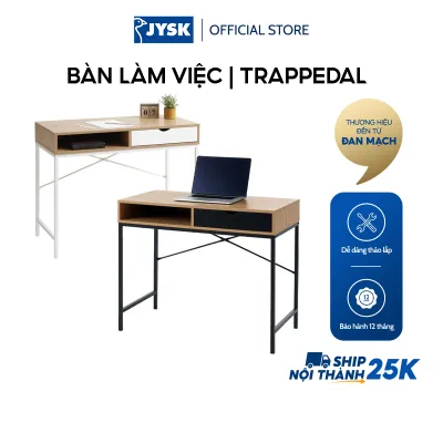 Bàn làm việc | JYSK Trappedal | kim loại/ gỗ công nghiệp | D95xR48xC76cm