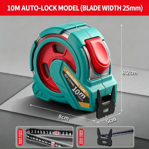 5M/10M Waterproof Self-Locking Tape Measure with Brake Thickened Drop-Proof Wear-Resistant Ruler