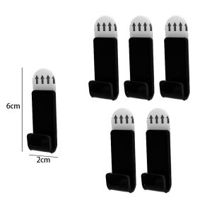 6Pcs Acrylic Record Display Stand Shelf Black White Wall Mounted Vinyl Record Holder Floating Shelves LP Record Album Storage Rack