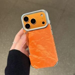 Snowy Mountain Pattern Fabric Phone Case For iPhone 17 Air 16 15 14 Plus 13 12 11 Pro Max Shockproof Alloy Lens Bumper Cover
