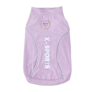 YITAQI Reflective Dog Sun Protection Vest Lightweight Thin Breathable Cooling Sport Vest Pet Apparel Quick Drying Dog Summer Clothes Spring Summer