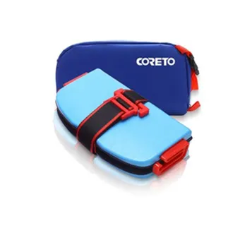 [SG] Foldable Child Safety Car Booster Seat Compact Travel Portable Baby Seat Blue Pink For 3-13 yrs