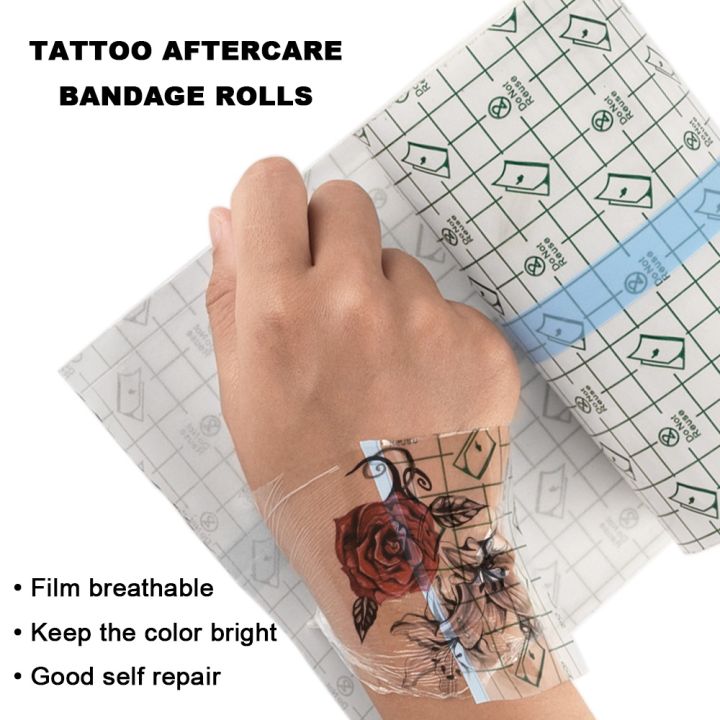 Tattoo Barrier Film Roll, 4 x 6 - PINK