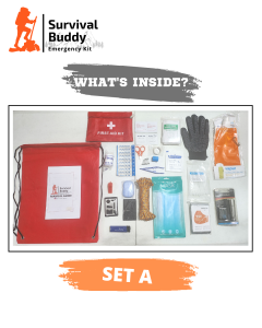 Emergency Survival Kit includes First Aid Kit All in Go Bag | SurvivalBuddyMNL