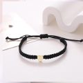 Gelang Huruf Inisial Emas 26Huruf Gelang Couple Gelang Tangan Rajut Tail Gelang Bracelet. 