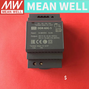 Taiwan MEAN WELL DDR-60G-5  54W 5V10.8A rail type DC-DC switching power supply