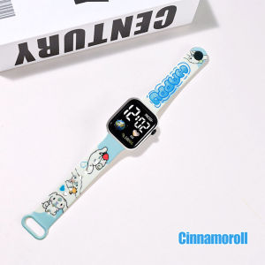 Mumystation Jam Tangan Anak Lampu LED Silikon Tali Transparant Karakter Kuromi Melody Stella