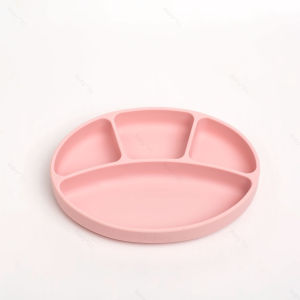 Khay Silicon Ăn Dặm Khay Silicone 4 Ngăn Babysi Cho Bé Ăn Dặm-Khay Ăn hình Oval