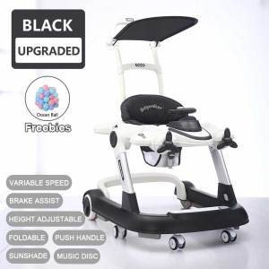 VOGO Baby walker Adjustable and Safety Learning Walker Foldable Baby Walker For 6-24 Months