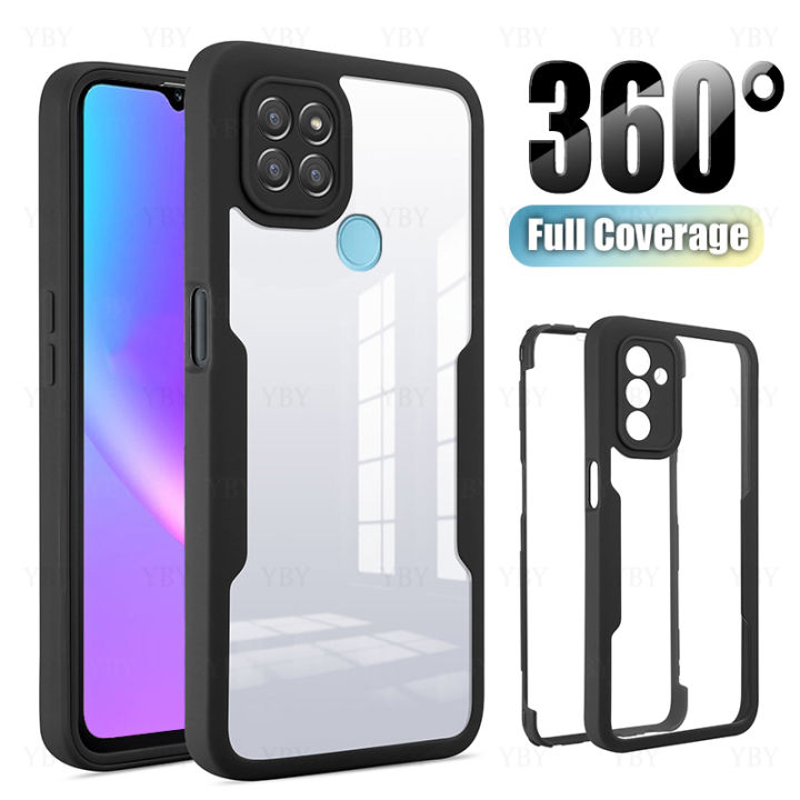 Luxury Casing For Realme C25 C25S Clear Phone Case 360 Full Camera
