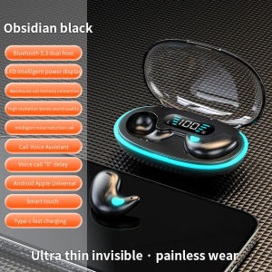 X55Sleep Invisible Stereo Headset IPX5 Waterproof Wireless Bluetooth With Mic Invisible Earphones Pigfly