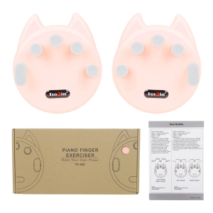 2 pcs Piano Finger Pressing Posture Correction Tool Piano Finger Trainer Silicone Hand Grip Exerciser Finger Correctors