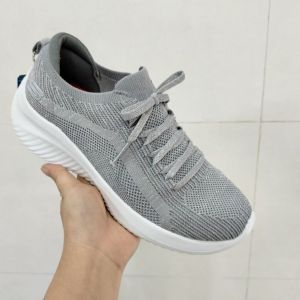 Giày chạy bộ Skechers Untra Flex Glimmer Sky cho nữ màu ghi