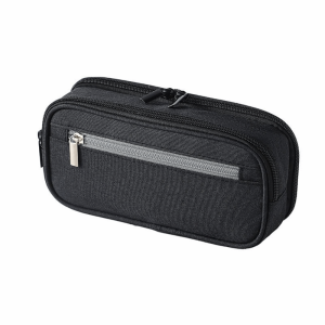 GIORGIONE 3 Layers Pencil Case Solid Color Portable Stationery Organizer Gift Zipper Closure Pen Organizer Pouch School Supplies