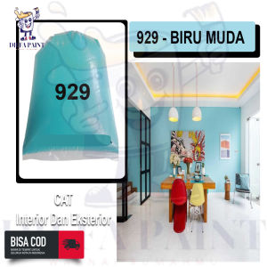 DILFA PAINT CAT TEMBOK DINDING RUMAH KILOAN KUALITAS SUPER WARNA BIRU MUDA UKURAN 1KG S/D 5 KG