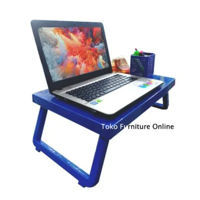 MEJA LAPT0P PORTABLE LIPAT PLASTIK