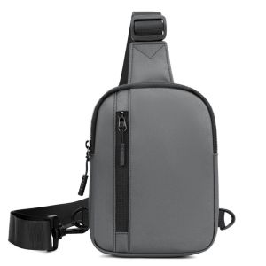 Trendy Fitness Sports Chest Bag Adjustable Strap Coin Purse Male Waist Bag Large Capacity Wallet Shoulder Bag Travel
