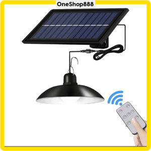 Solar Pendant Light Remote Control Waterproof Outdoor Light Lamp Outdoor Light