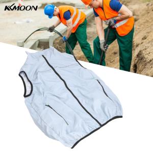 KKmoon Air Conditioned Clothes 3 Gears Adjustable Comfortable Wide Application Air Conditioned Jacket Breathable USB Power Supply for Leisure
