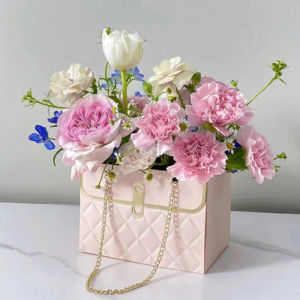 Christmas gift 【AYLMER】 Portable Flower Box Rose Packaging Box Wrapping Paper Bag Gift Box Party Gifts
