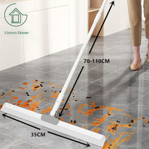 GreenHouse ไม้รีดน้ำ ไม้รีดน้ำพื้น ไม้กวาดสารพัดประโยชน์ ดวิเศษกว ขนาด ไม้กวาดเช็ดกระจก สามารถกวาดเศษผงได้ ไม้กวาดรีดน้ำ สำหรับเช็ดกระจก กวาดพื้น จัดการเส้นผม ขนสัตว์เลี้ยง ฝุ่นและน้ำ