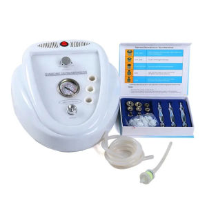 Diamond Microdermabrasion Machine with Replaceable Tips for Deep Skin Exfoliation and Pore Cleansing