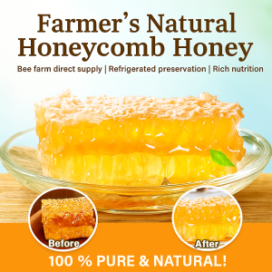 Honeycomb Honey Snack Food Farmhouse Honey