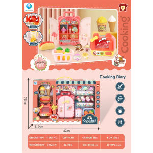 576H-5 Bộ mô hình đồ chơi nhà bếp (KT 42x27x8.6cm)