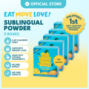 Eat Move Love | 150 Sachets | Appetite Powder | Konjac + Garcinia | Blood Sugar Friendly