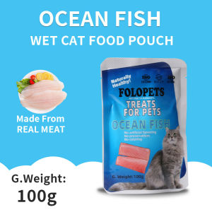 Makanan Kucing Basah Cat Food Pouch Wetfood 100 Gram Kitten Adult Wet Cat Food Menambah berat badan Makanan kucing basah Pouch Supercat kemasan cat food makanan kucing basah