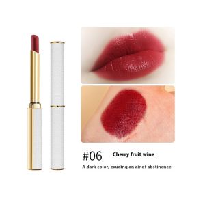 ชุดลิปสติกเนื้อแมทหรูหรา DEUKIO สำหรับการใช้งานที่ดูเป็นธรรมชาติและใช้งานง่าย