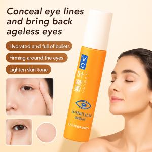 Lutein Rolling VC Eye Essence Oil Anti-rinkle And Fine Line Lightening Eye Essence Massage Remove Dark Circle Lines Eye Cream眼部精华油